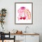 Stupell Industries Lips & Feminine Cherries Floating Frame, design by Ziwei Li